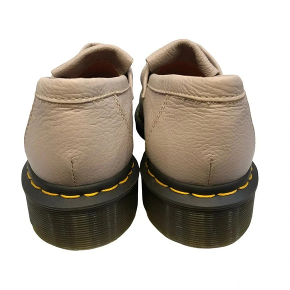 Dr. Martens Adrian Leather Tassle Loafers NWT/NWB | Vintage Taupe - Size 10 - Picture 11 of 14